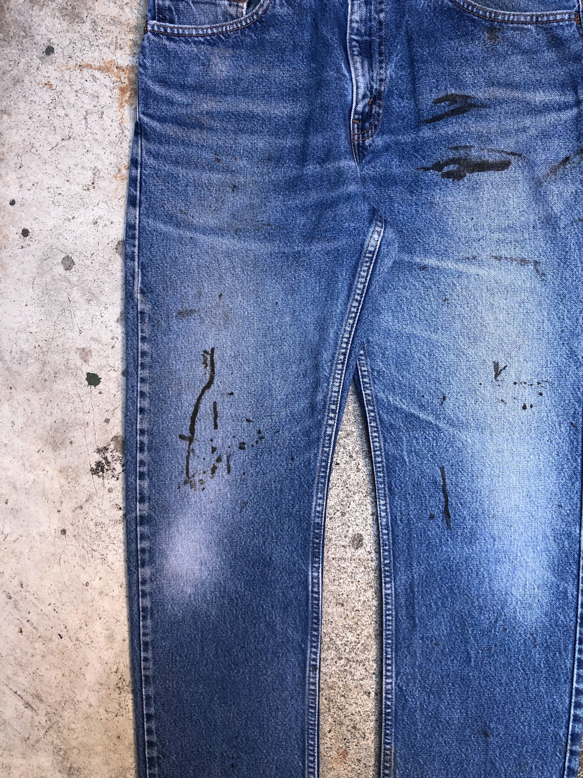 1990s Levis Faded Dirty Blue 505 (32X30)