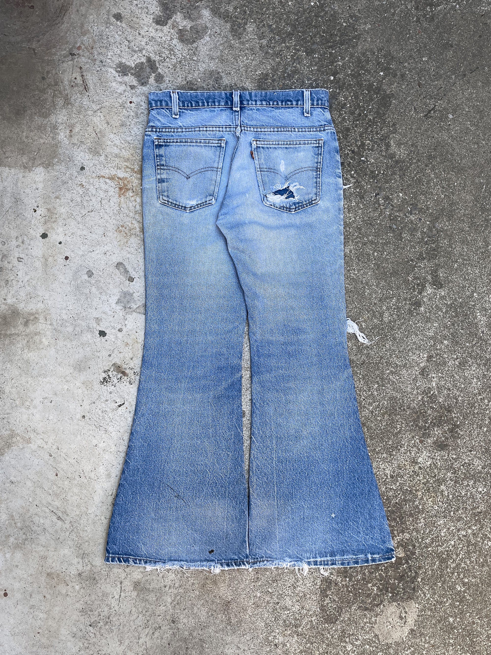 1980s/90s Orange Tab Levi’s Distressed Faded Blue 684 (28X29)