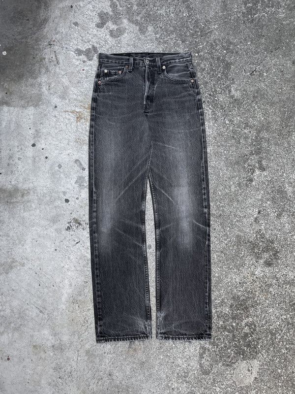 1990s Levi’s Repaired Faded Black 501 (27X30)