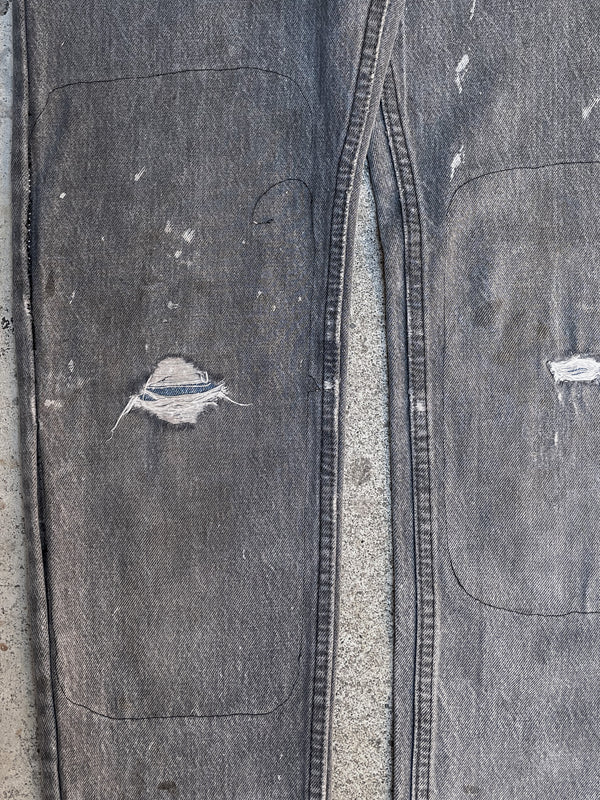 1980s Levi’s Repaired Faded Charcoal 501 (28X31)