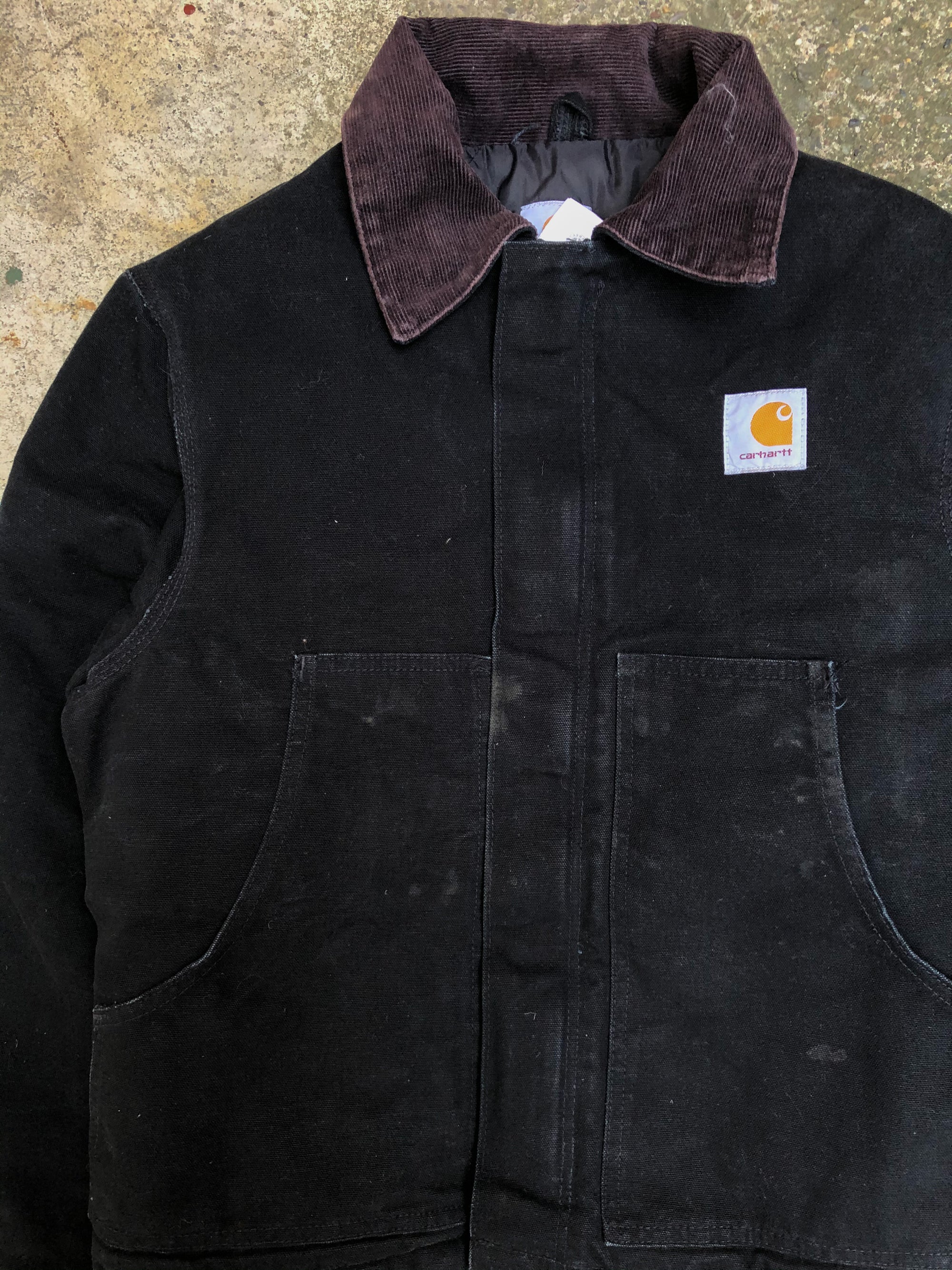 1990s Carhartt Black Quilted Arctic Jacket (S)