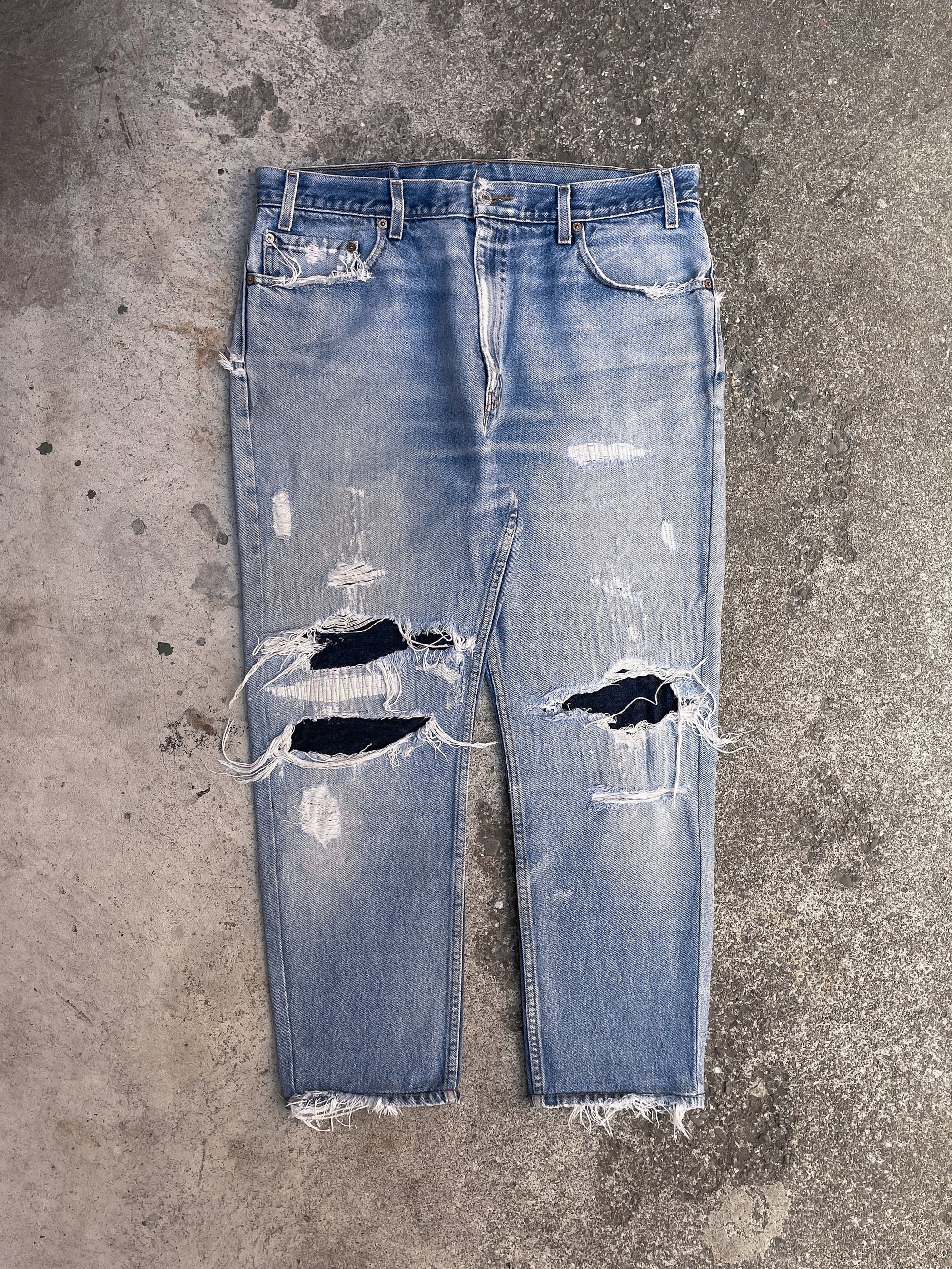 1990s Levi’s Repaired Blue 505 (36X26)