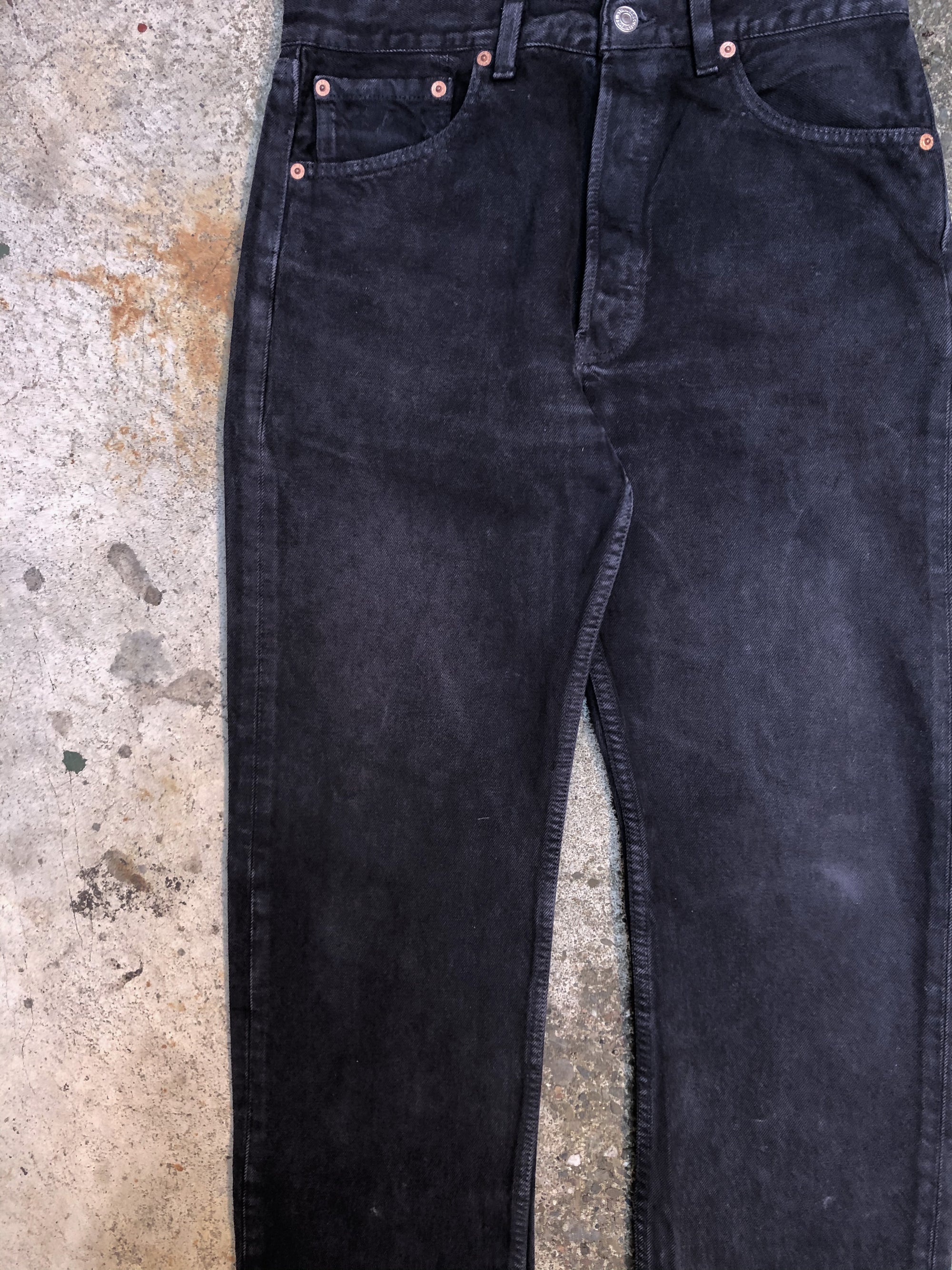 1990s Levis Faded Midnight Oil 501 (31X30)