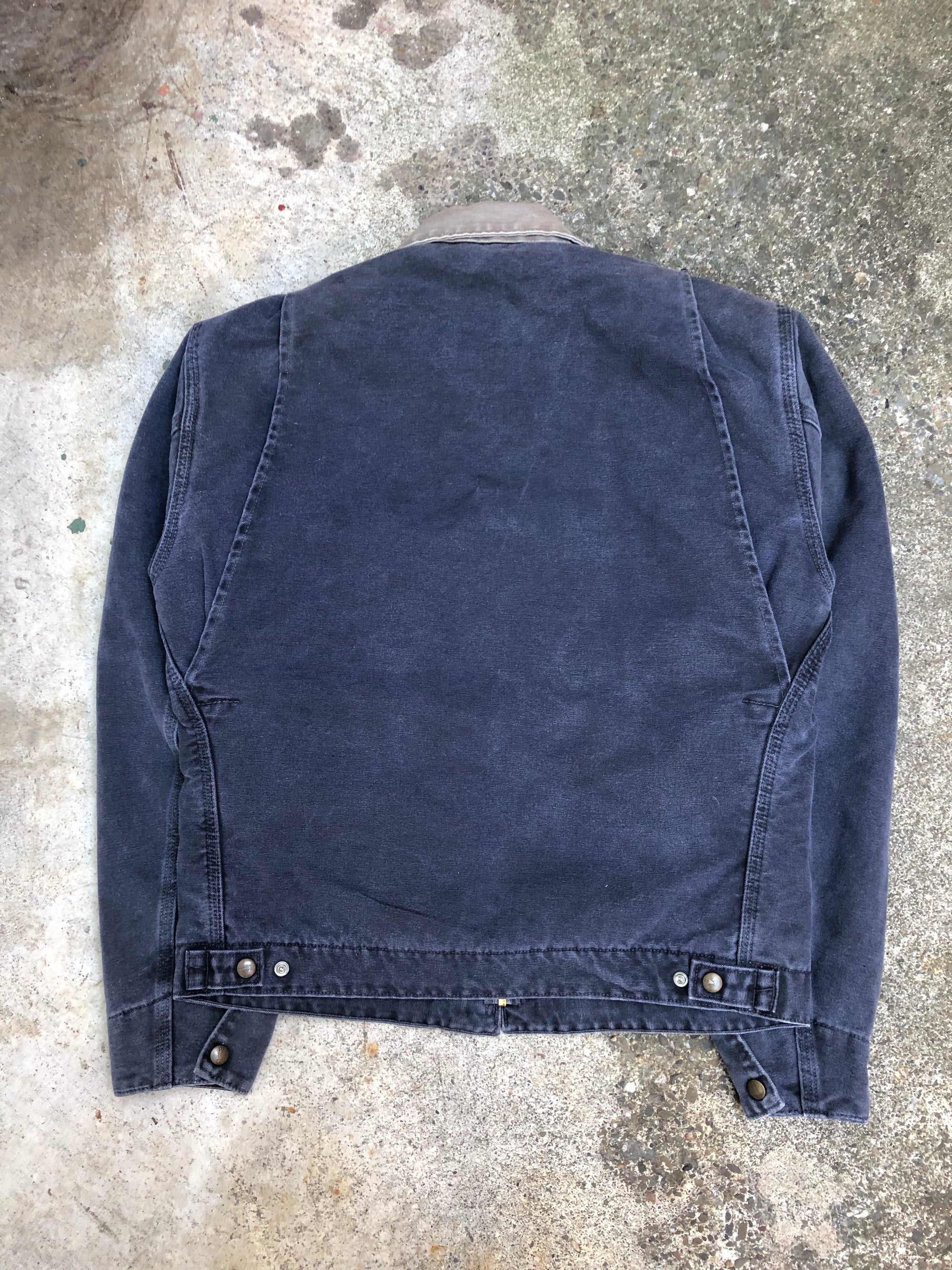 1990s Carhartt Petrol Blue Lined Work Jacket (M)