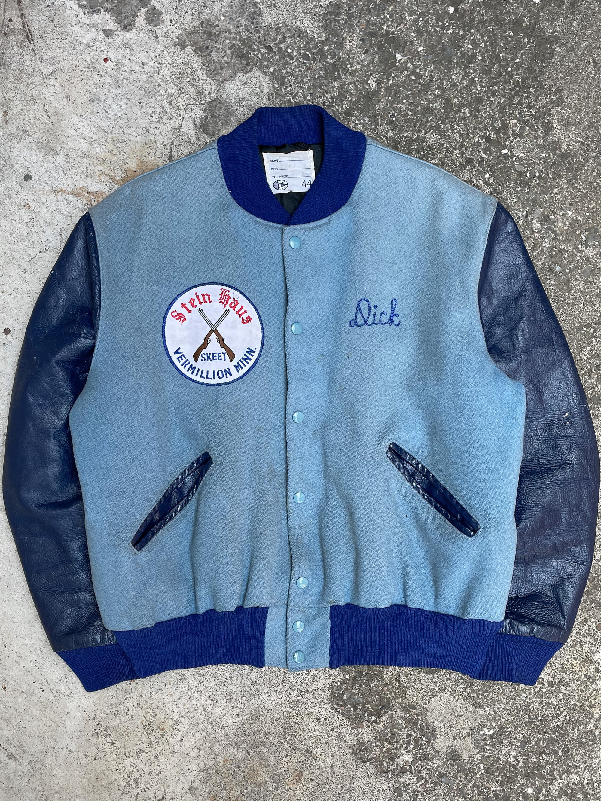 1980s “Stein Haus” Chain Stitched Varsity Jacket (L)