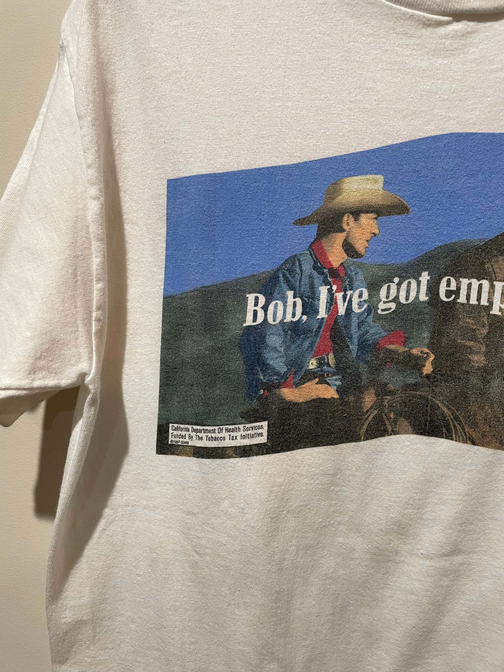 1990s “Bob, I’ve Got Emphysema” Hanes Beefy Tee