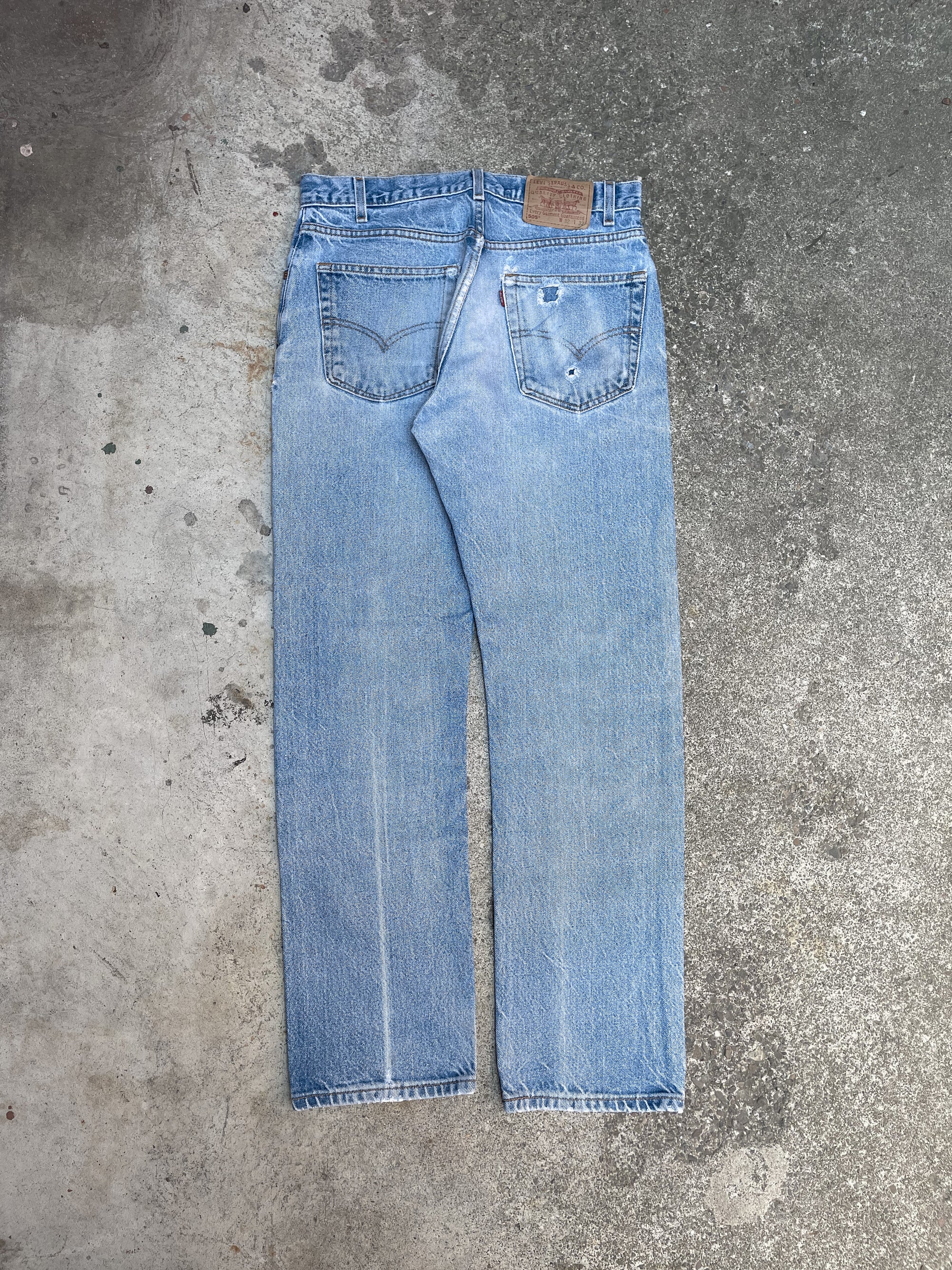 Vintage Levis Distressed Faded Blue 505 (31X30)