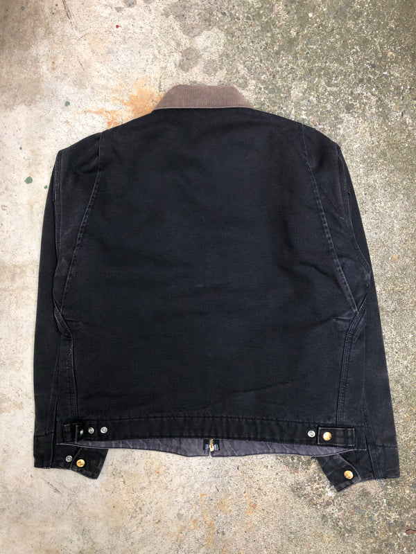 1990s Carhartt Black Lined Work Jacket (M)