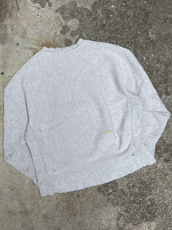 1990s Distressed Painted “O’Brien & McKenney Contracting” Sweatshirt