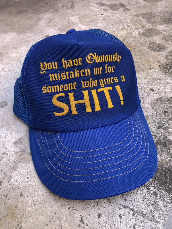 1980s “You Have Obviously Mistaken Me” Trucker Hat