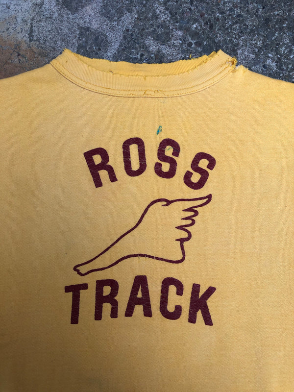 1970s Russell Sun Faded “Ross Track” Sweatshirt