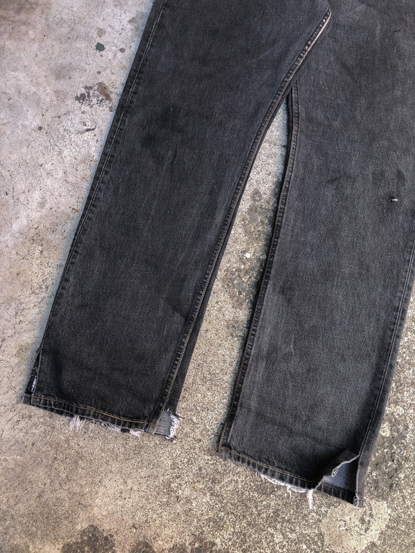 1990s Levis Dark Graphite Grey 501 (34X31)