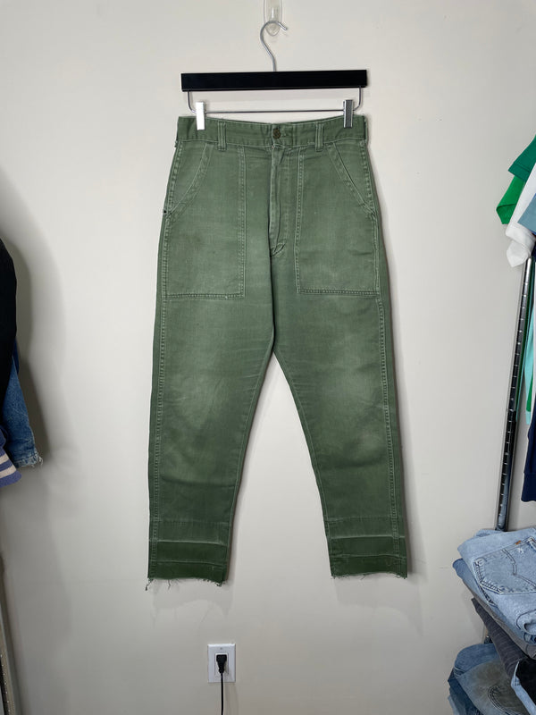 1960s/70s Faded OG-107 Military Pants (28X29)