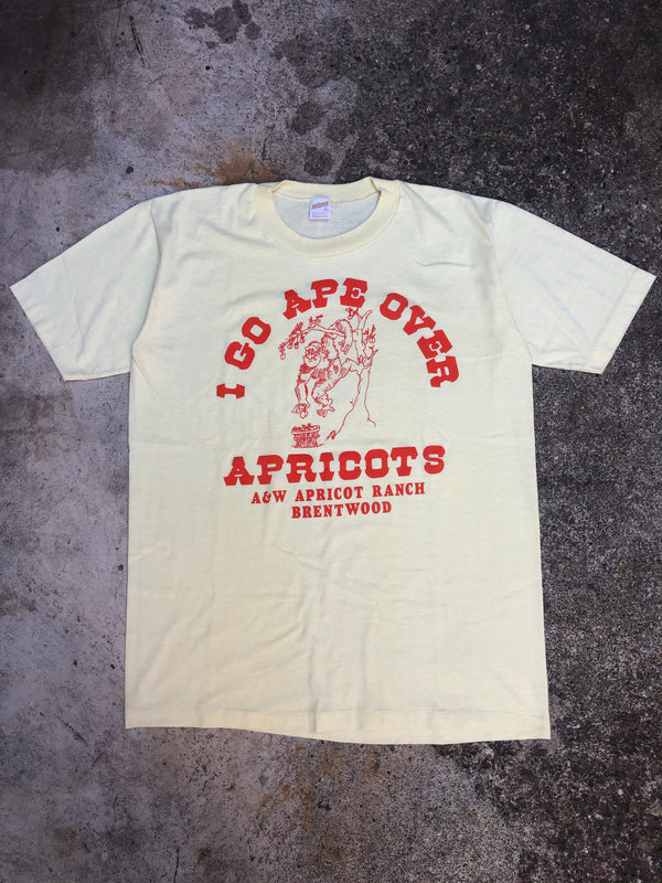 1980s Single Stitched “I Go Ape Over Apricots” Tee