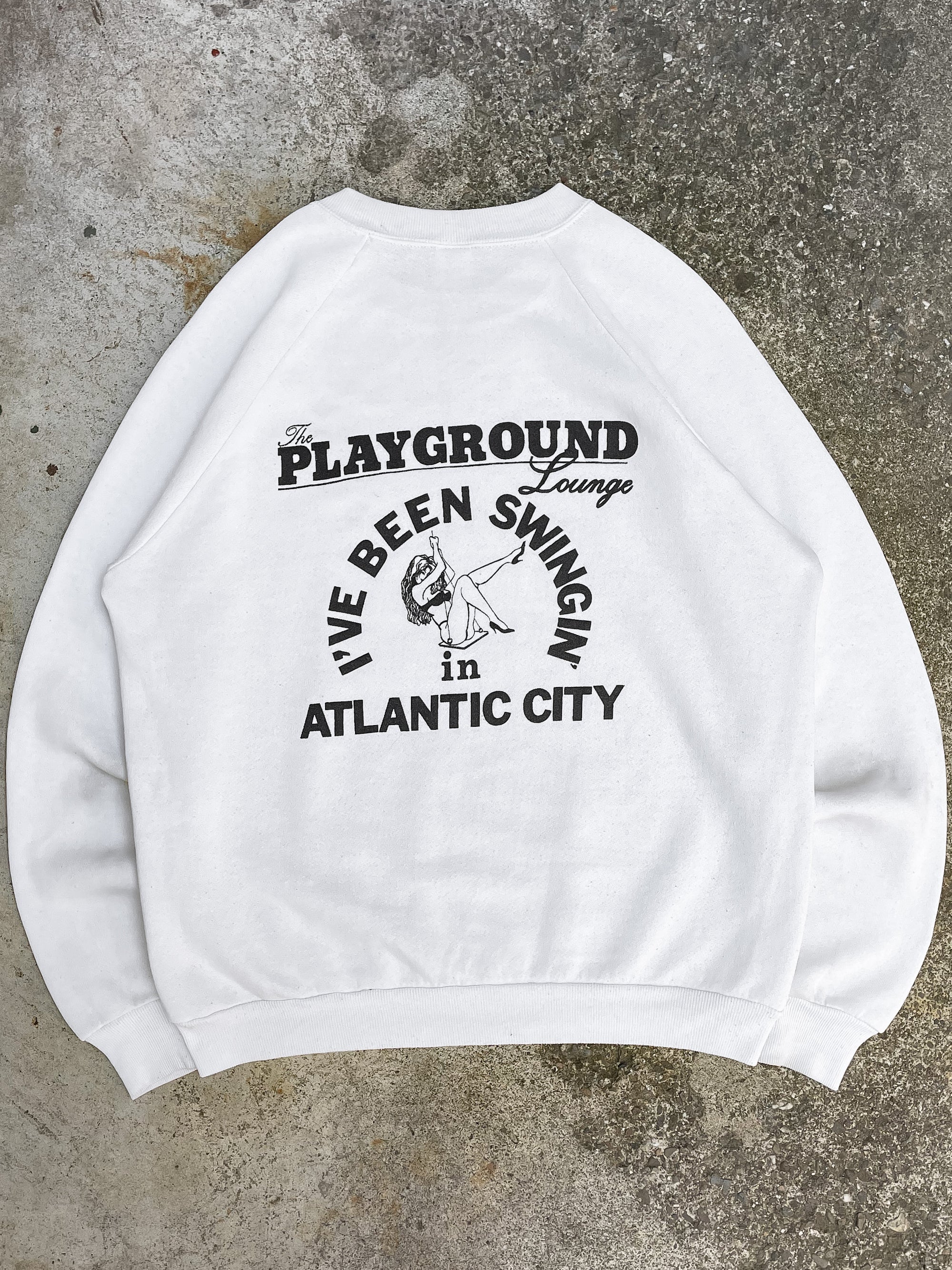 1990s “The Playground Lounge” Raglan Sweatshirt