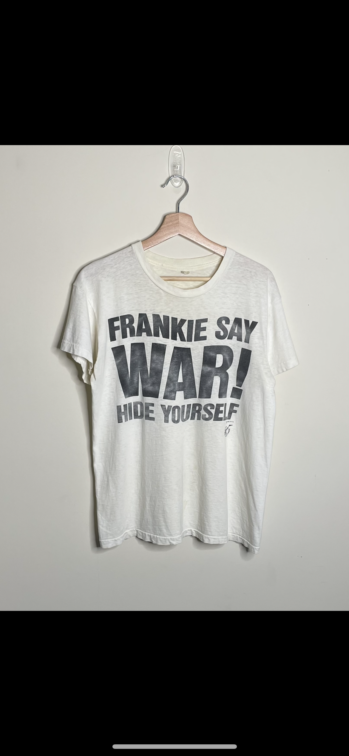 1980s “Frankie Say War!” Screen Stars Single Stitched Tee