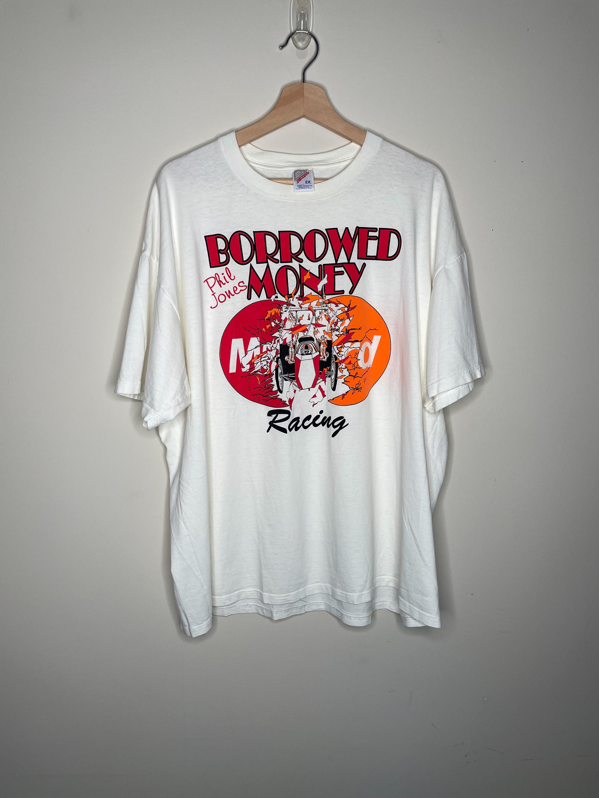 1990s “Borrowed Money” Racing Tee