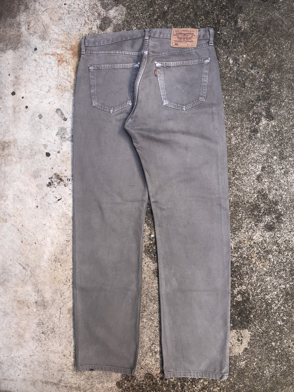 1990s Levis Faded Grey 501 (32X31)