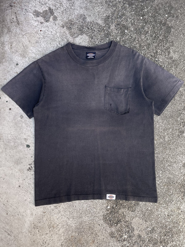 1990s Dickies Sun Faded Single Stitched Blank Pocket Tee