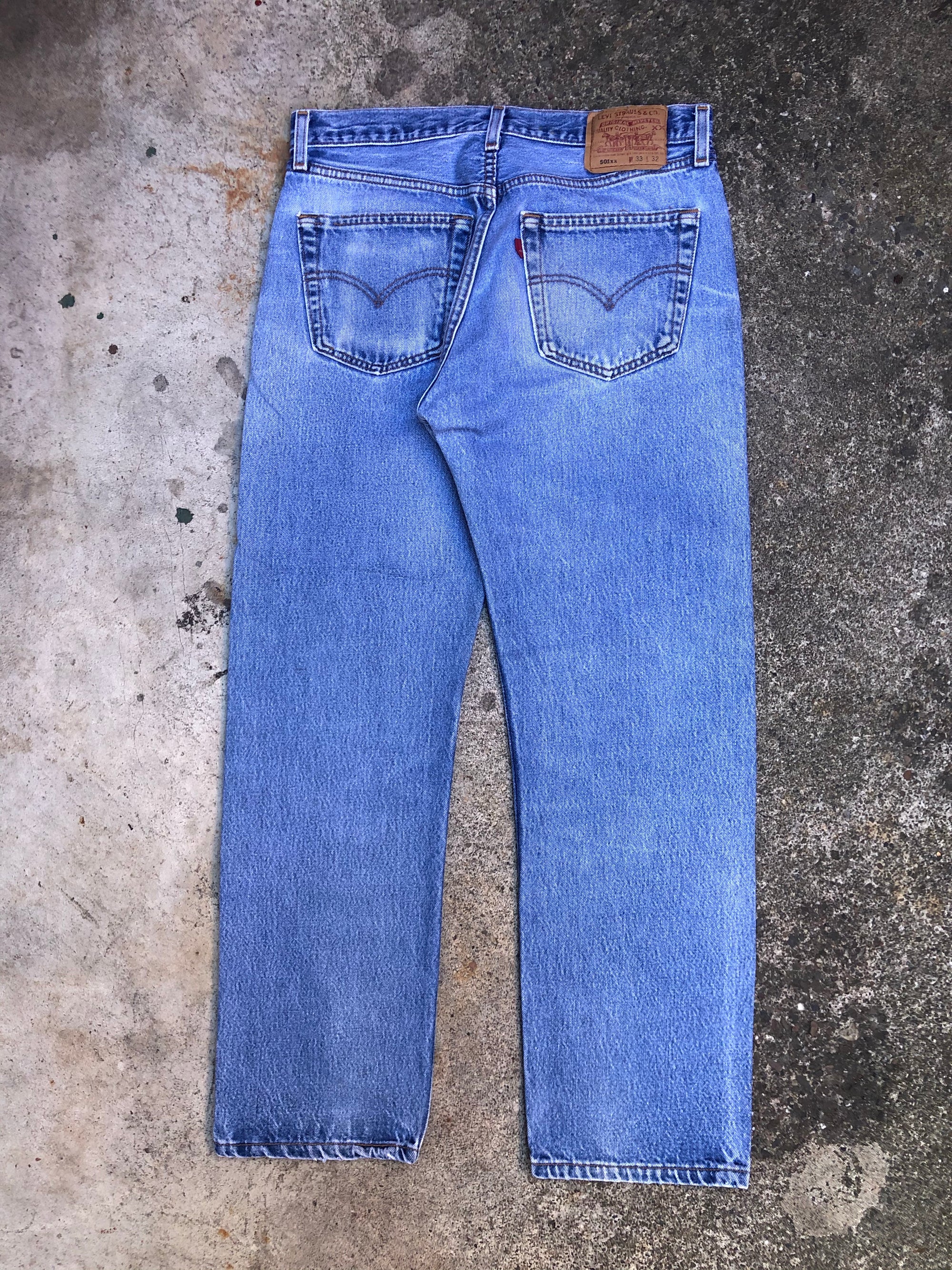 1990s Levis Faded Blue 501XX (31X27)