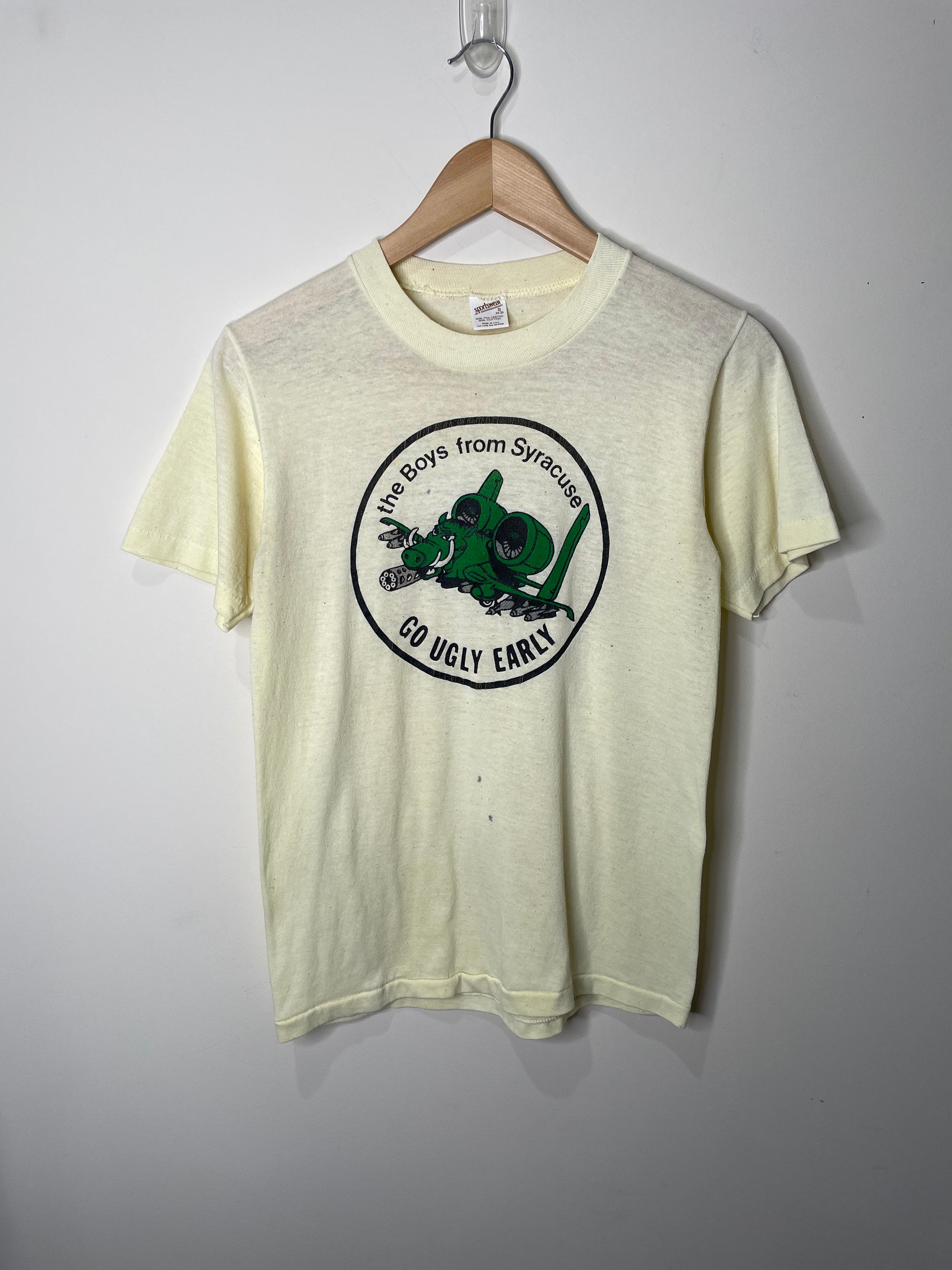 1980s “Go Ugly Early” Tee (XS/S)