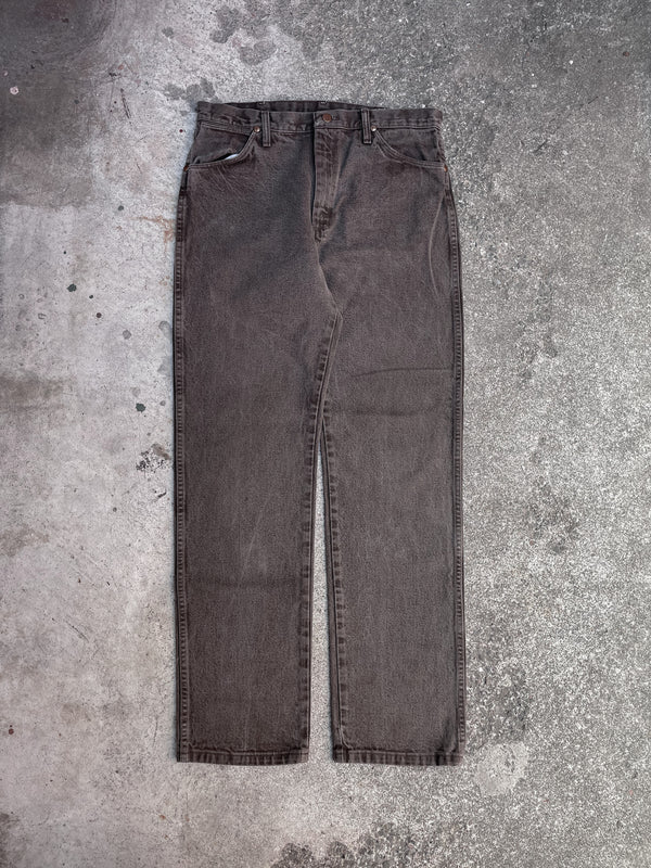 1980s Wrangler Faded Brown Denim (34X32)