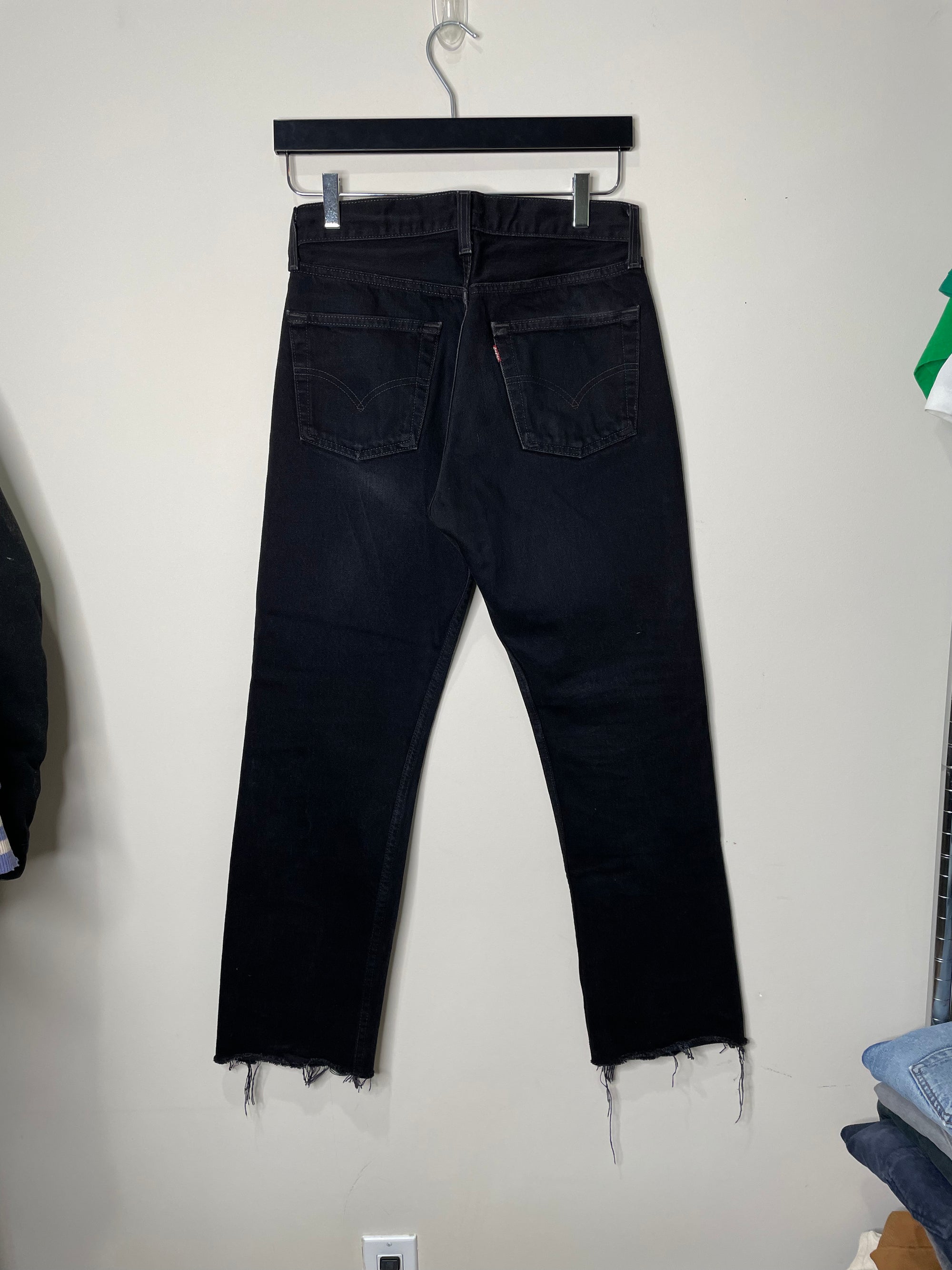 1990s Levi’s Black 501 Raw Hem (27X27)