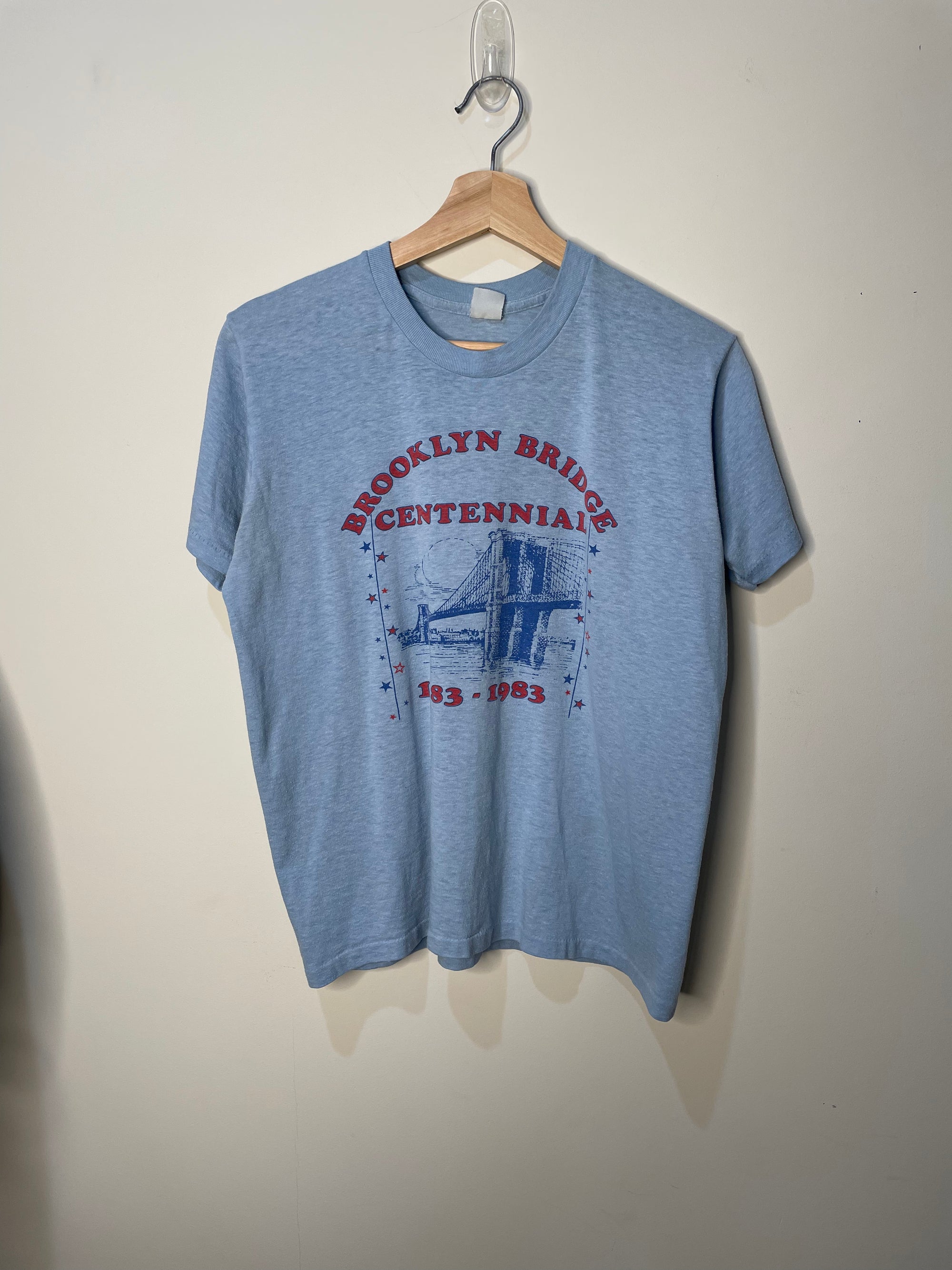 1980s “Brooklyn Bridge Centennial” Single Stitched Tee (S/M)