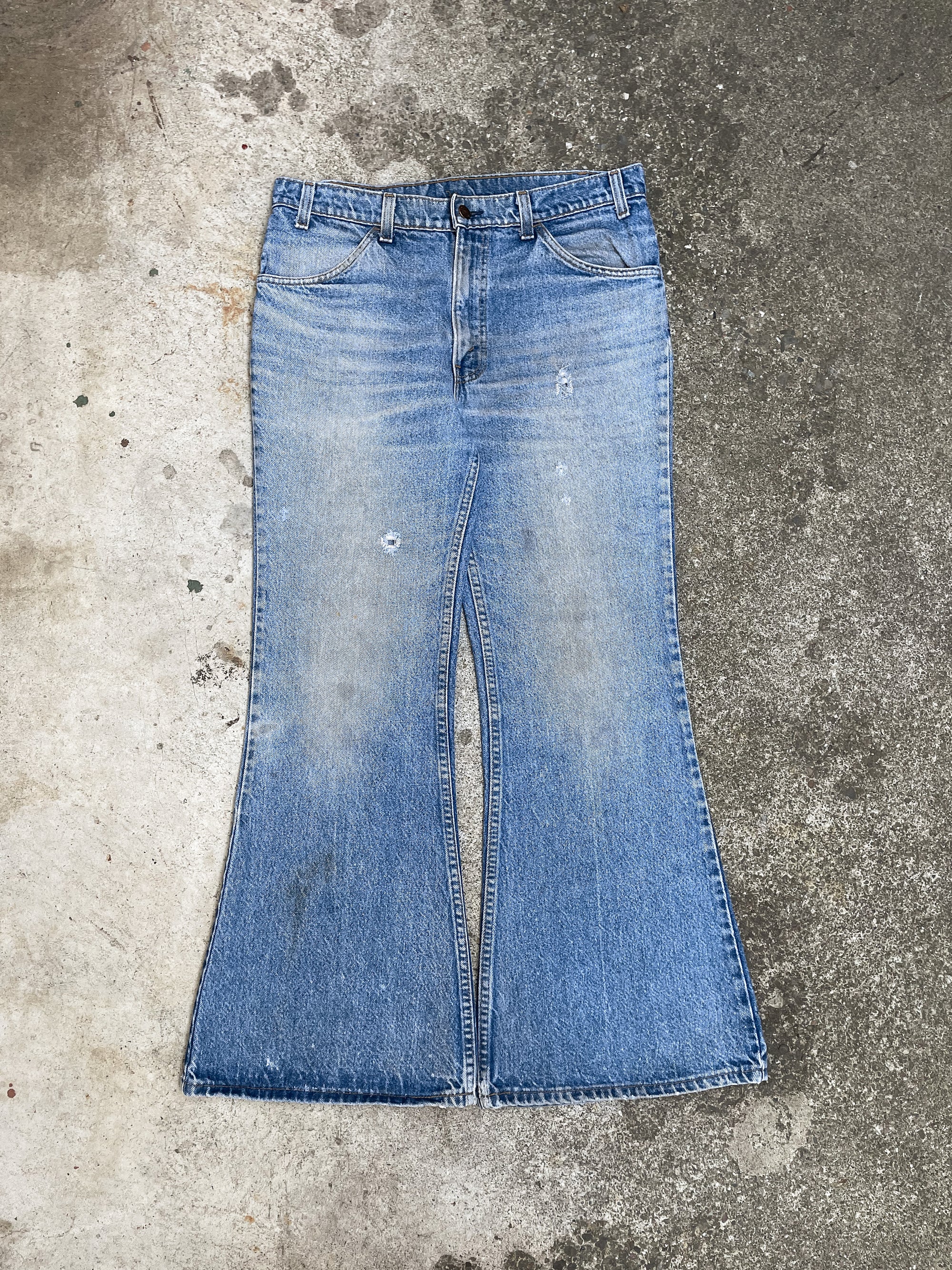 1980s/90s Orange Tab Levi’s Worn In Blue 684 (32X29)