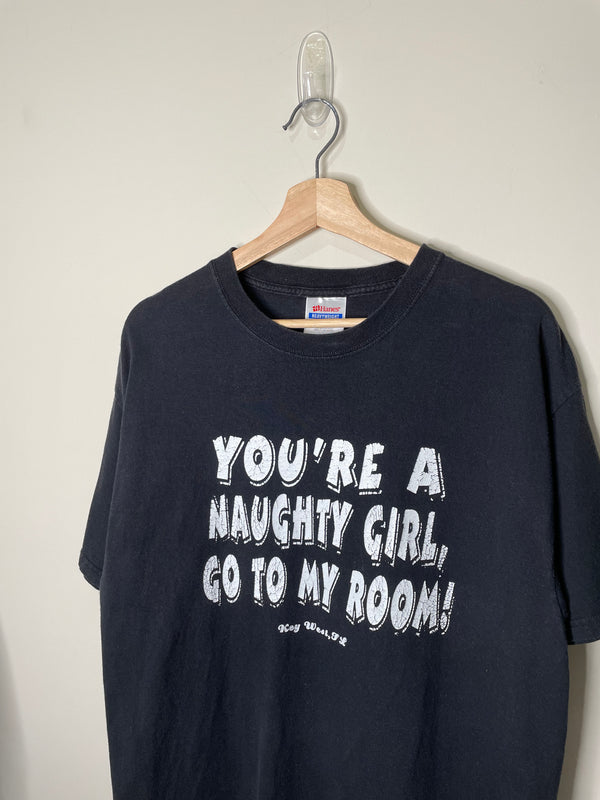 Vintage 00s “You’re A Naughty Girl…” Tee (L)