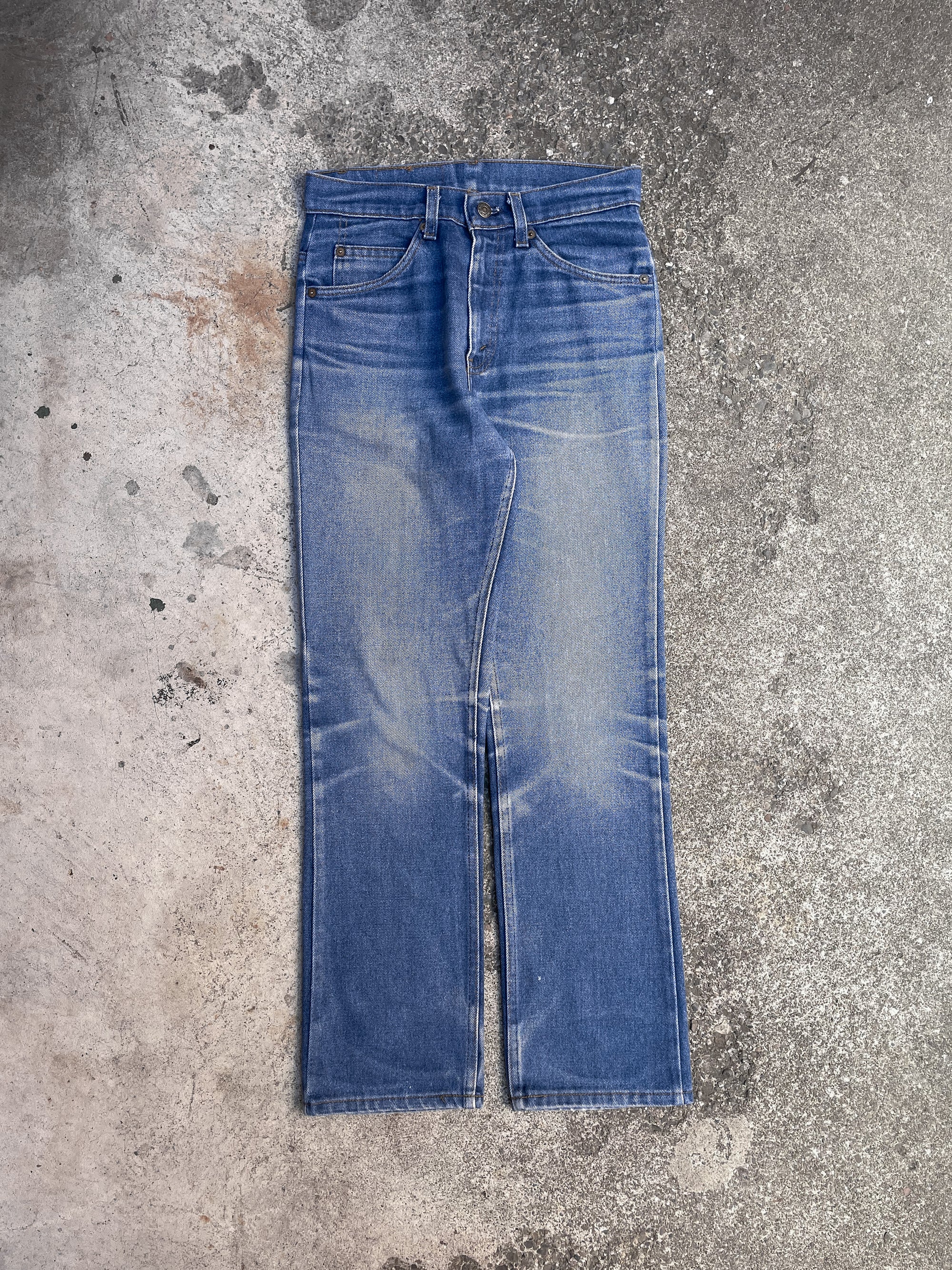 1980s Orange Tab Levi’s Faded Blue Denim Talon Zip (26X29)