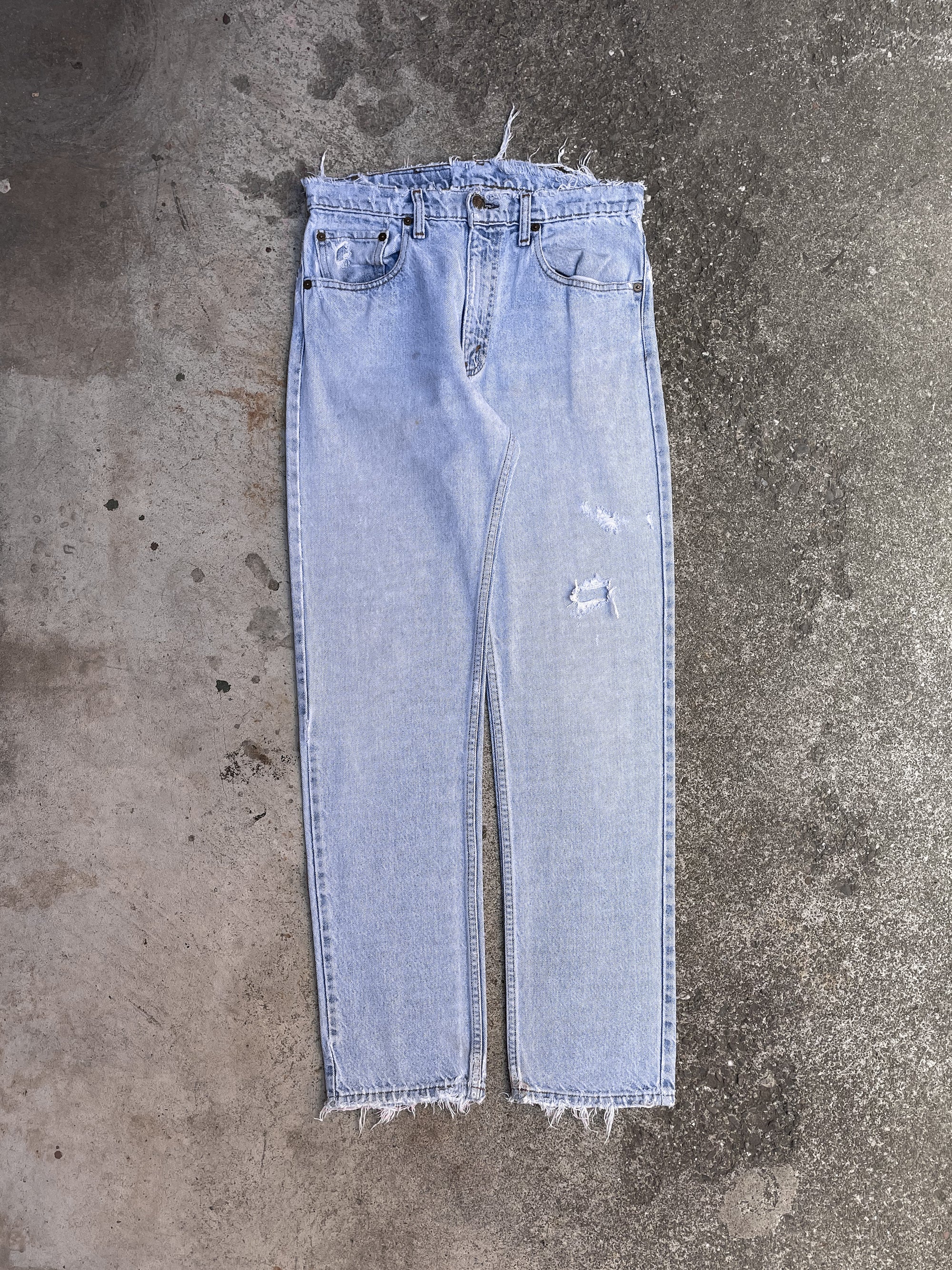 1980s Levi’s Faded Blue 505 Talon Zip (29X30)