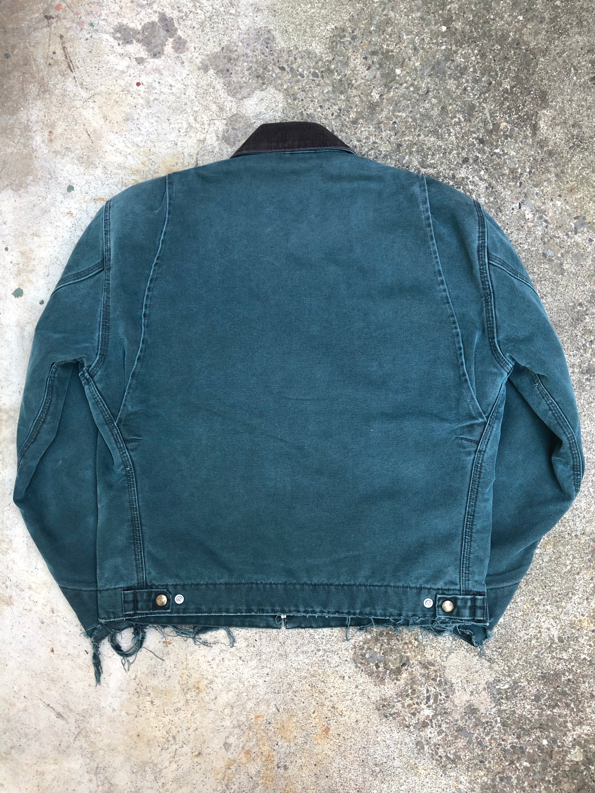 1990s Carhartt Teal Lined Work Jacket (M)