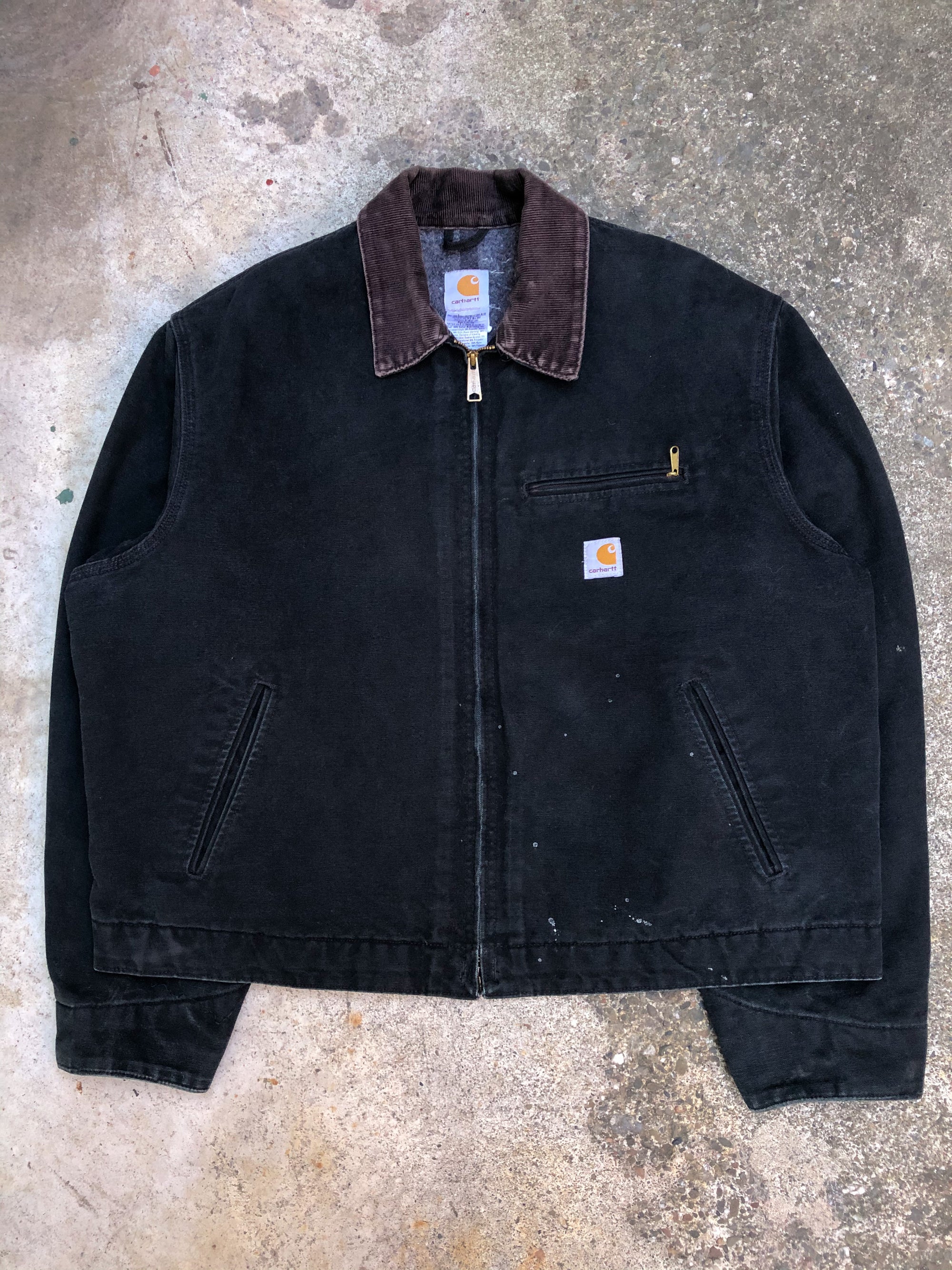 1990s Carhartt Black Lined Work Jacket (L/XL)