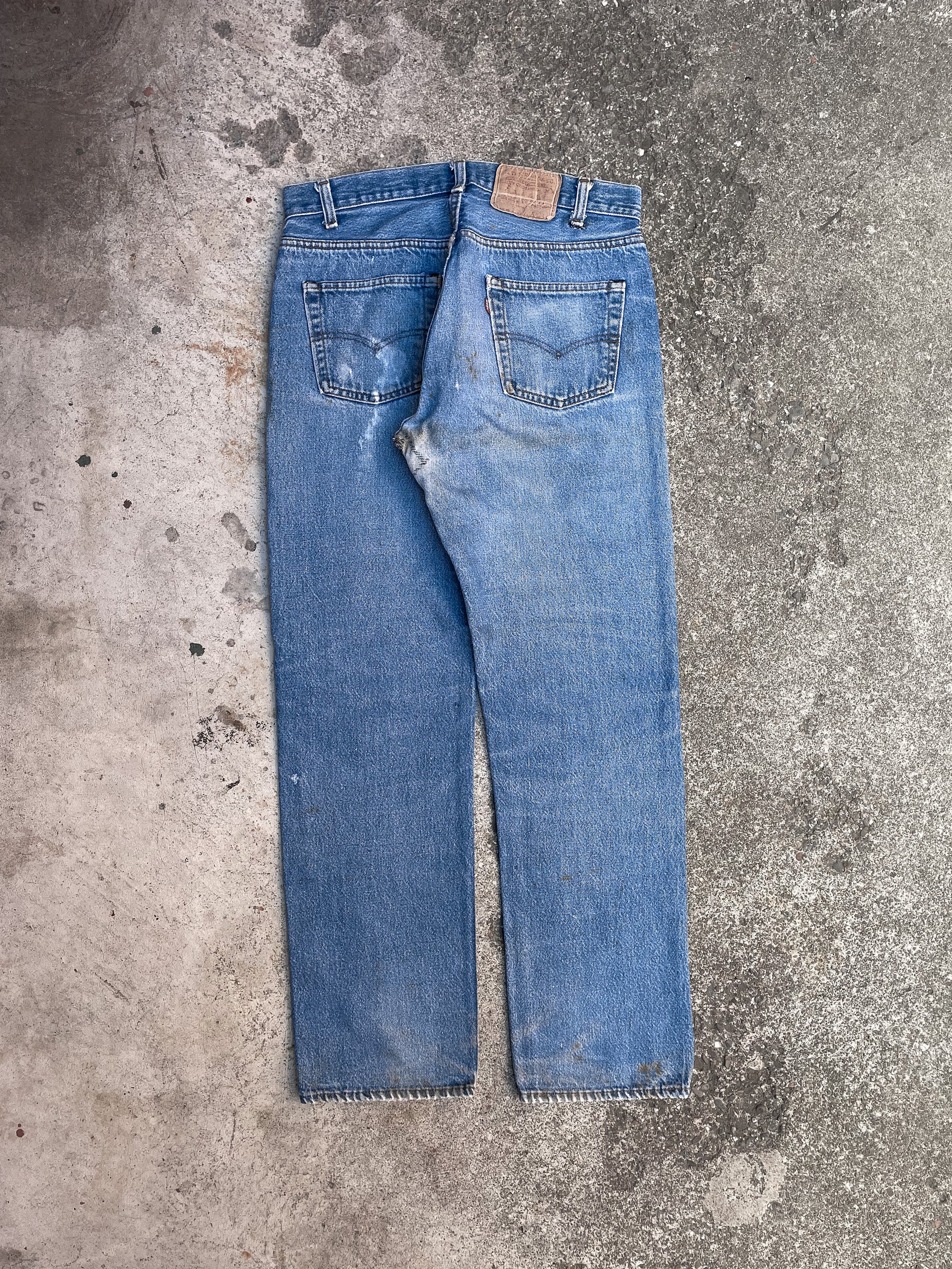 1980s Levi’s Repaired Faded Blue 501 (31X29)