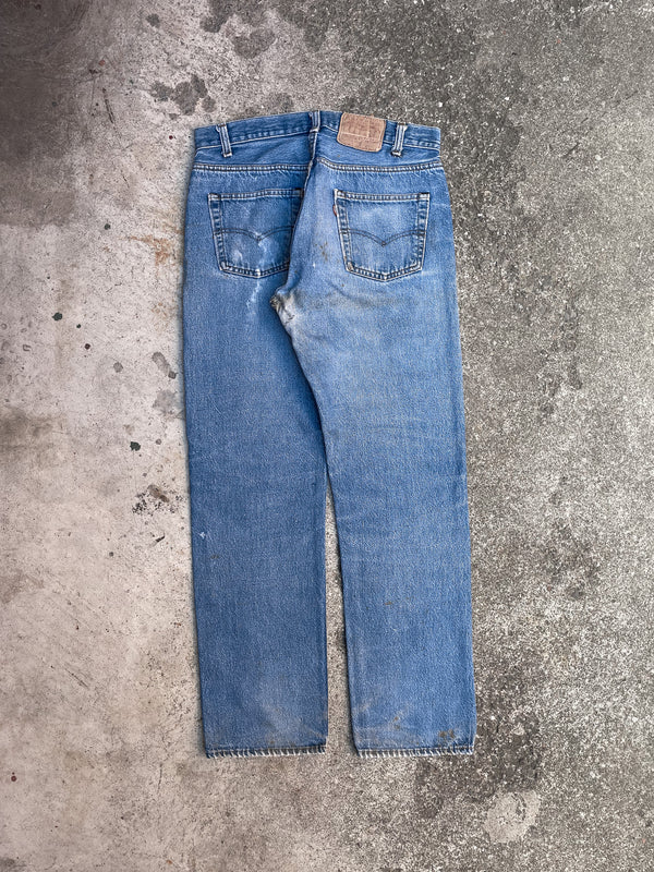 1980s Levi’s Repaired Faded Blue 501 (31X29)