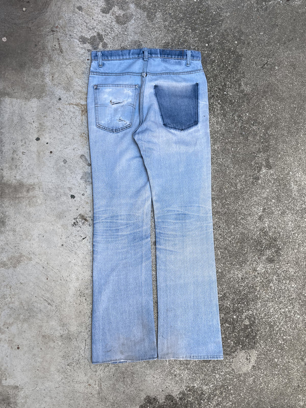 1980s Levi’s Patched Faded Blue 517 Removed Pocket (31X32)