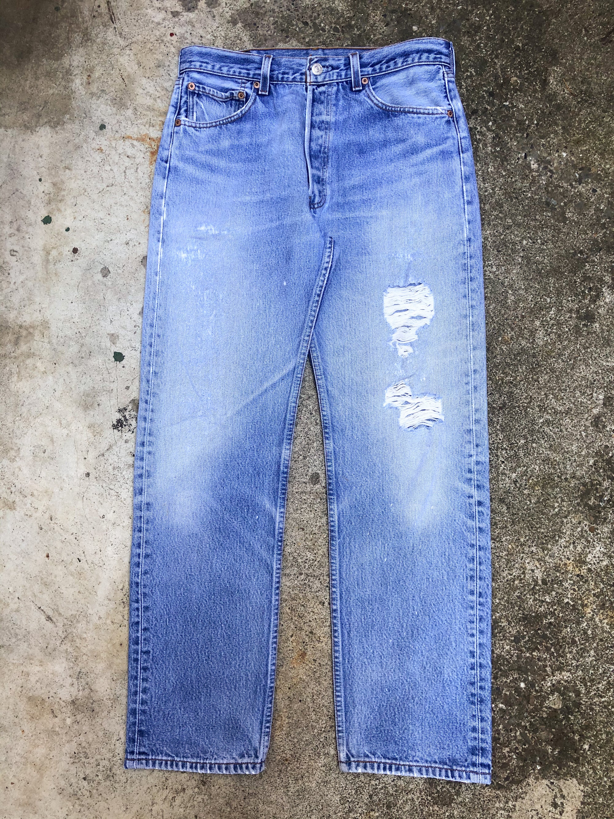 1990s Levis Faded Blue 501XX (31X29)