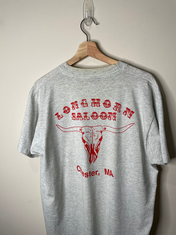 1990s “Longhorn Saloon” Single Stitched Pocket Tee (L)