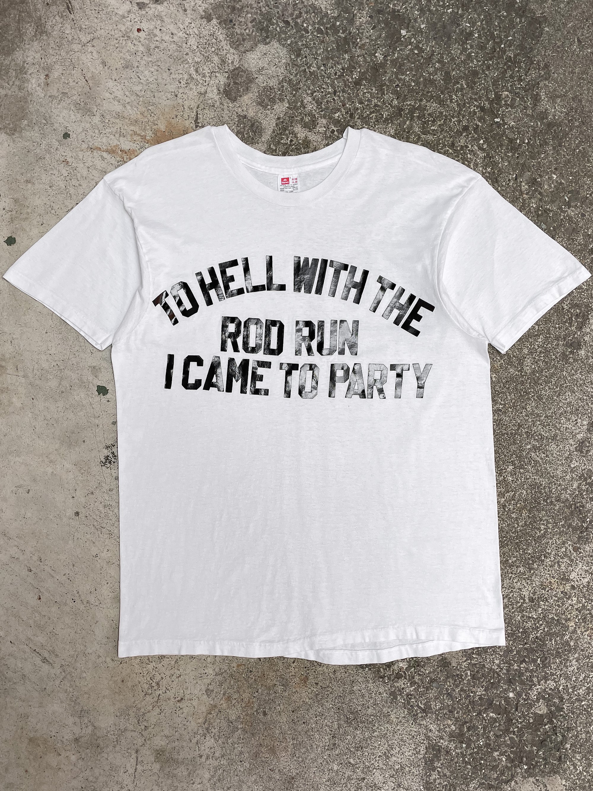 1990s “To Hell With The Rod Run…” Single Stitched Tee (L)