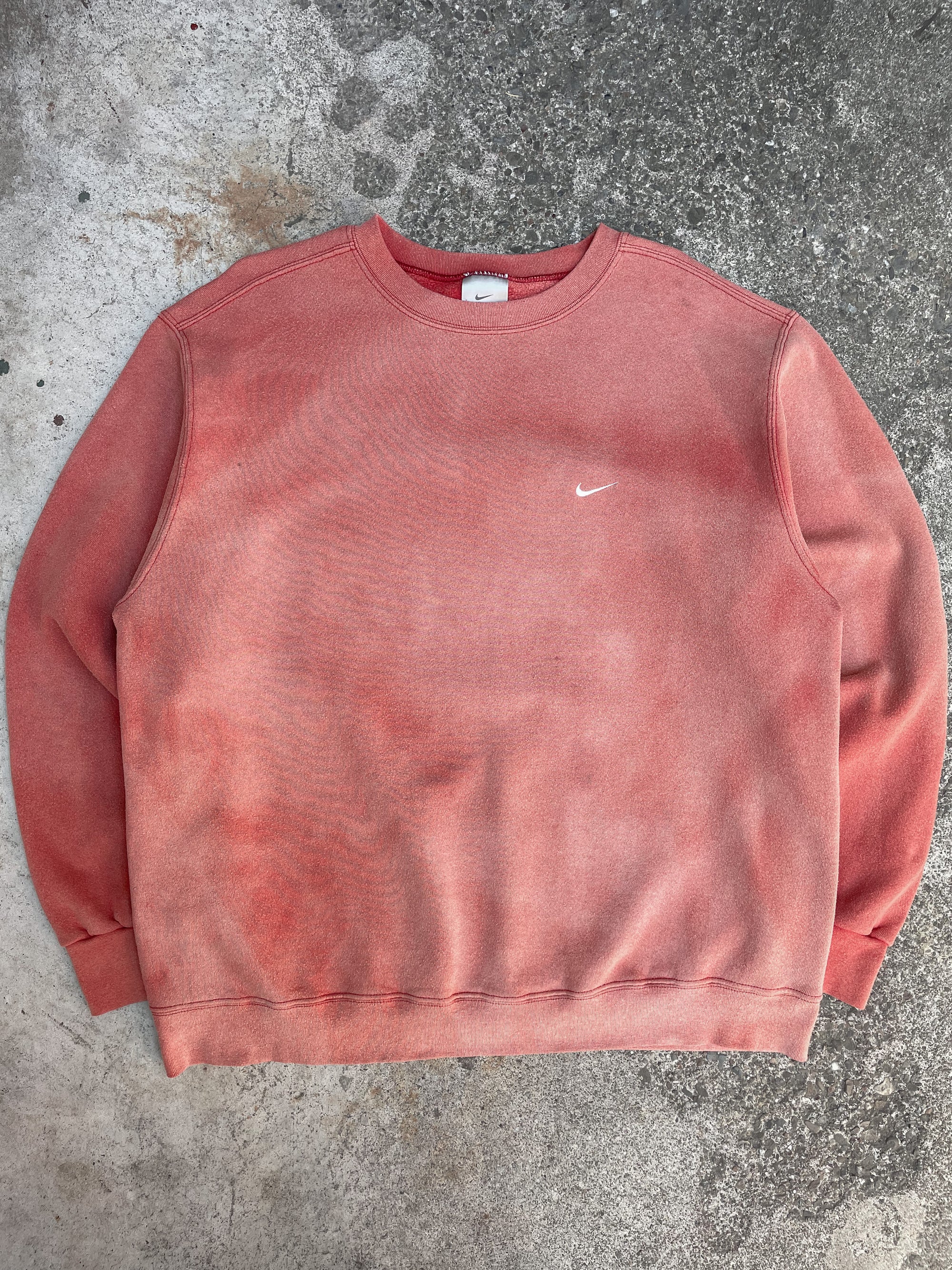 Vintage Nike Sun Faded Red Sweatshirt