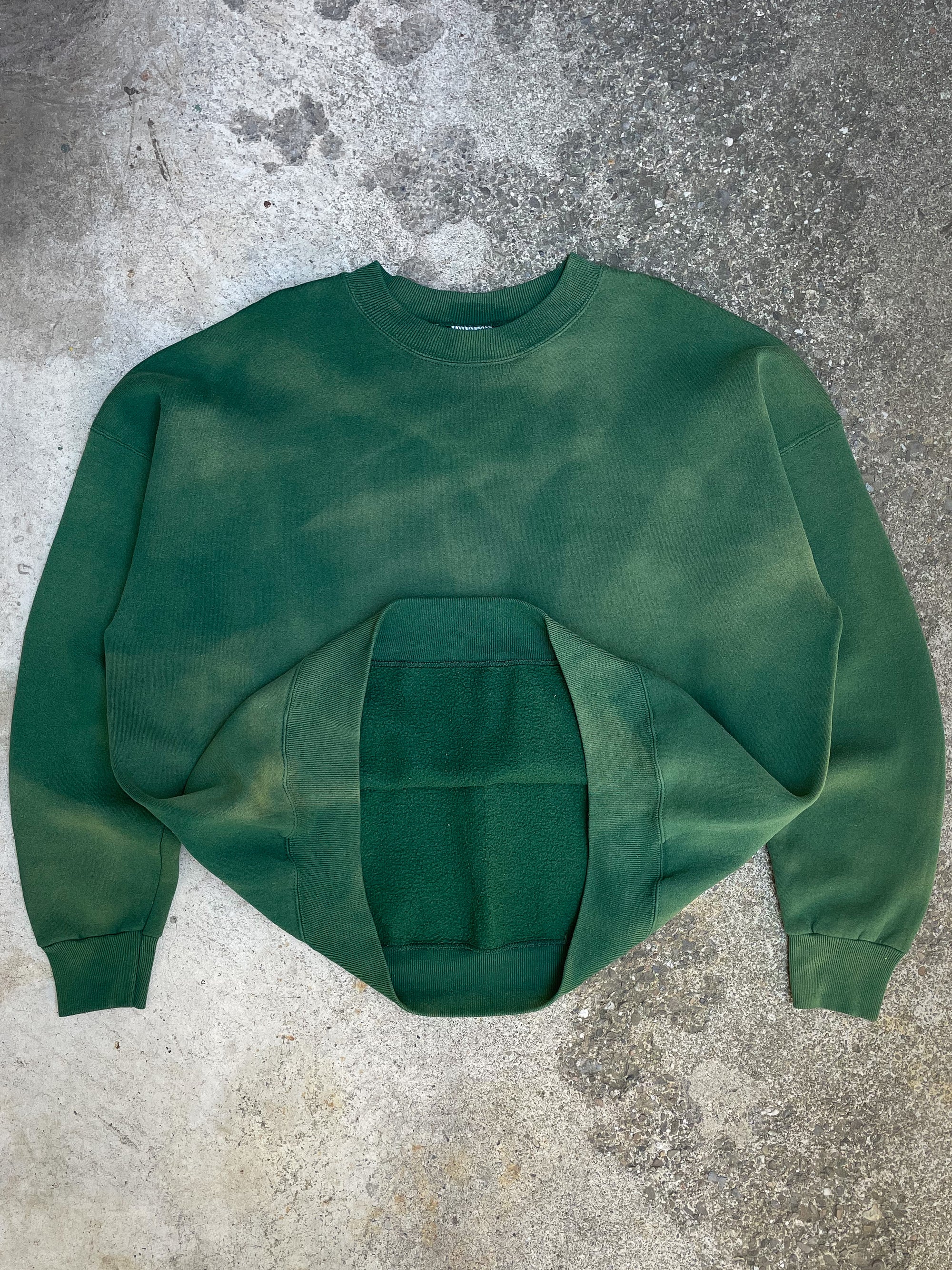 1990s Lee Sun Faded Green Sweatshirt