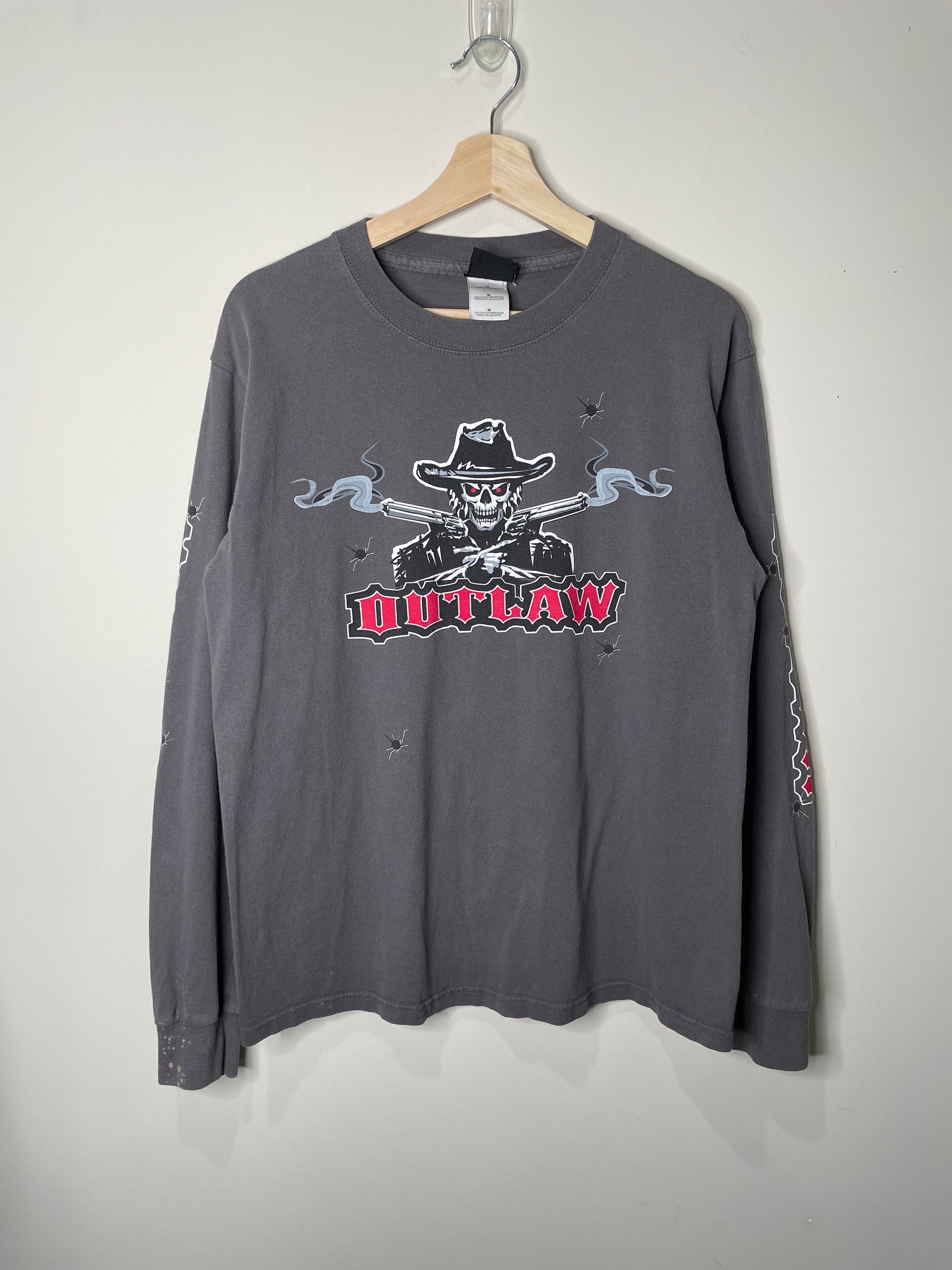 2000s “Outlaw” Long Sleeve Tee (M)