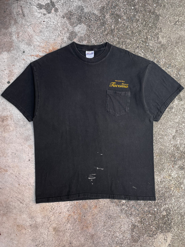 Vintage “Mercedes-Benz Tacoma” Hanes Beefy Pocket Tee