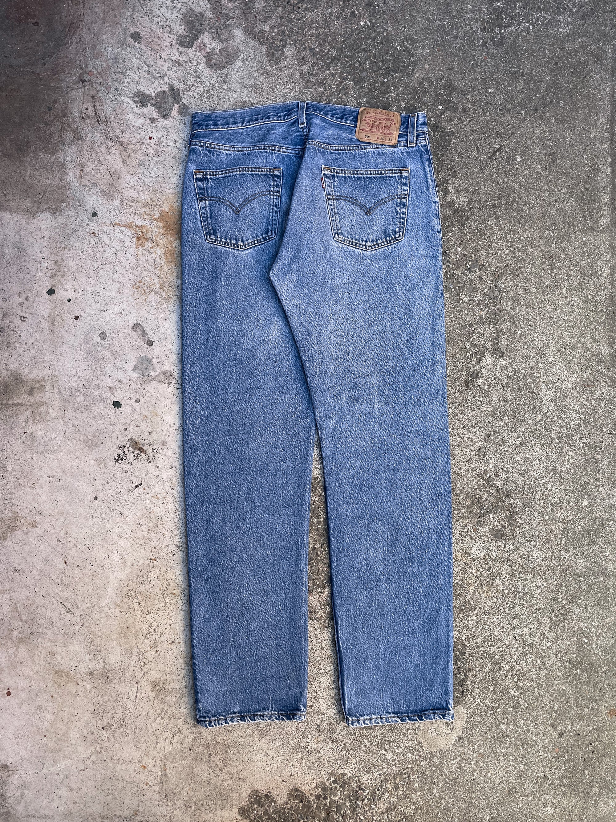 1990s Levi’s Worn In Blue 501 (34X33)