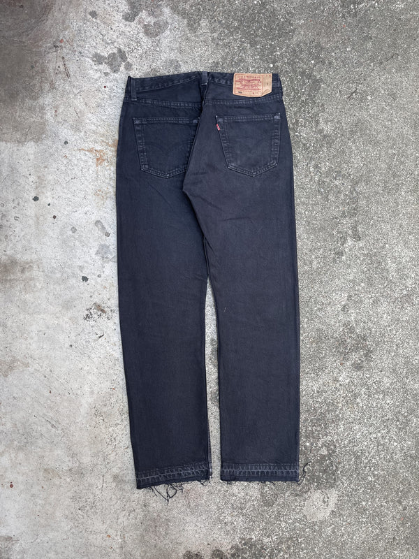 1990s Levi’s Faded Navy 501 Released Hem (31X30)