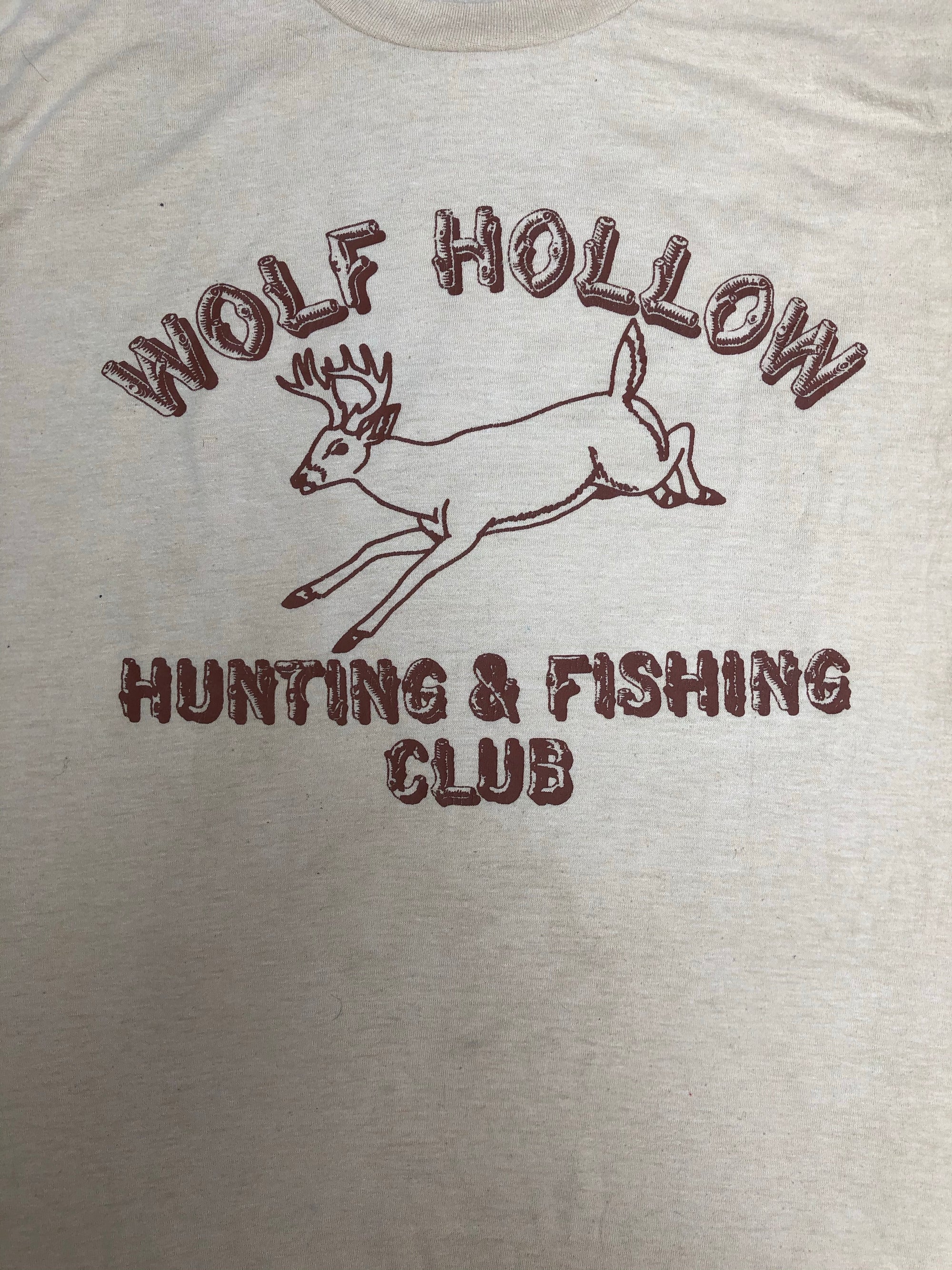 1980s Single Stitched “Wolf Hollow Hunting & Fishing Club” Tee