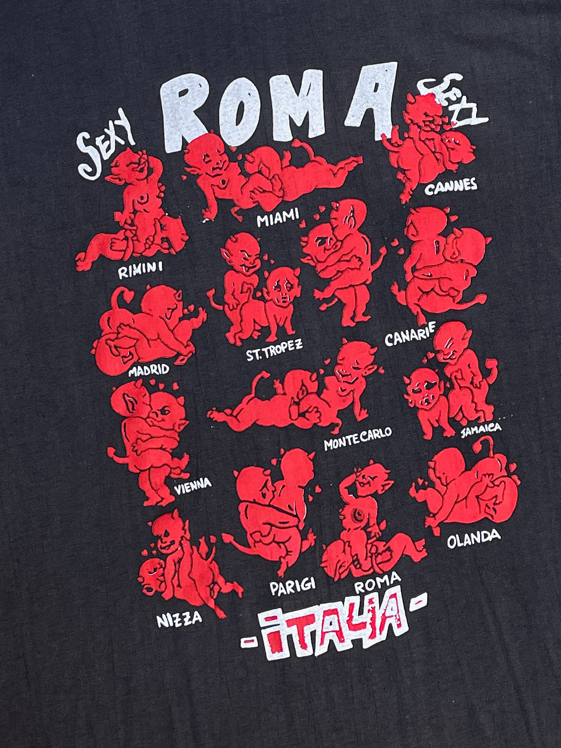 1990s “Roma” Devil Position Tourist Tee