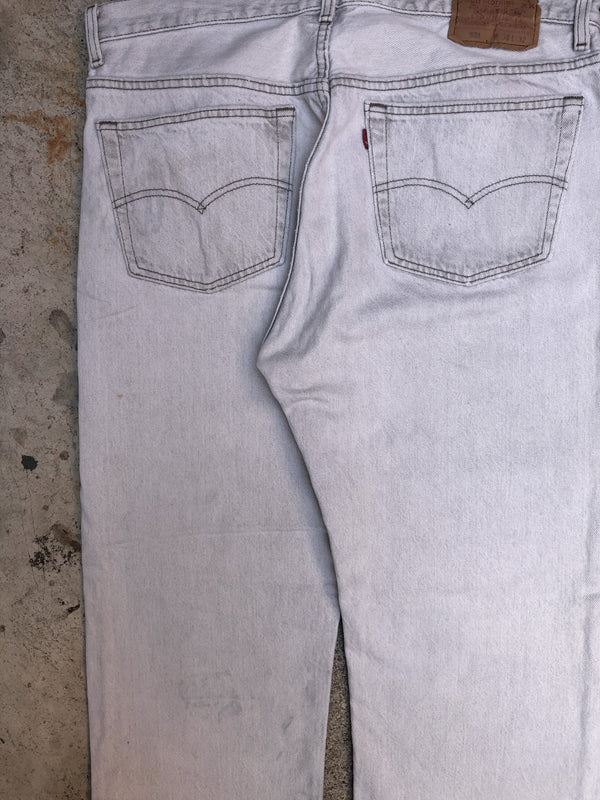 1990s Levis Pale Grey 501 (36X30)