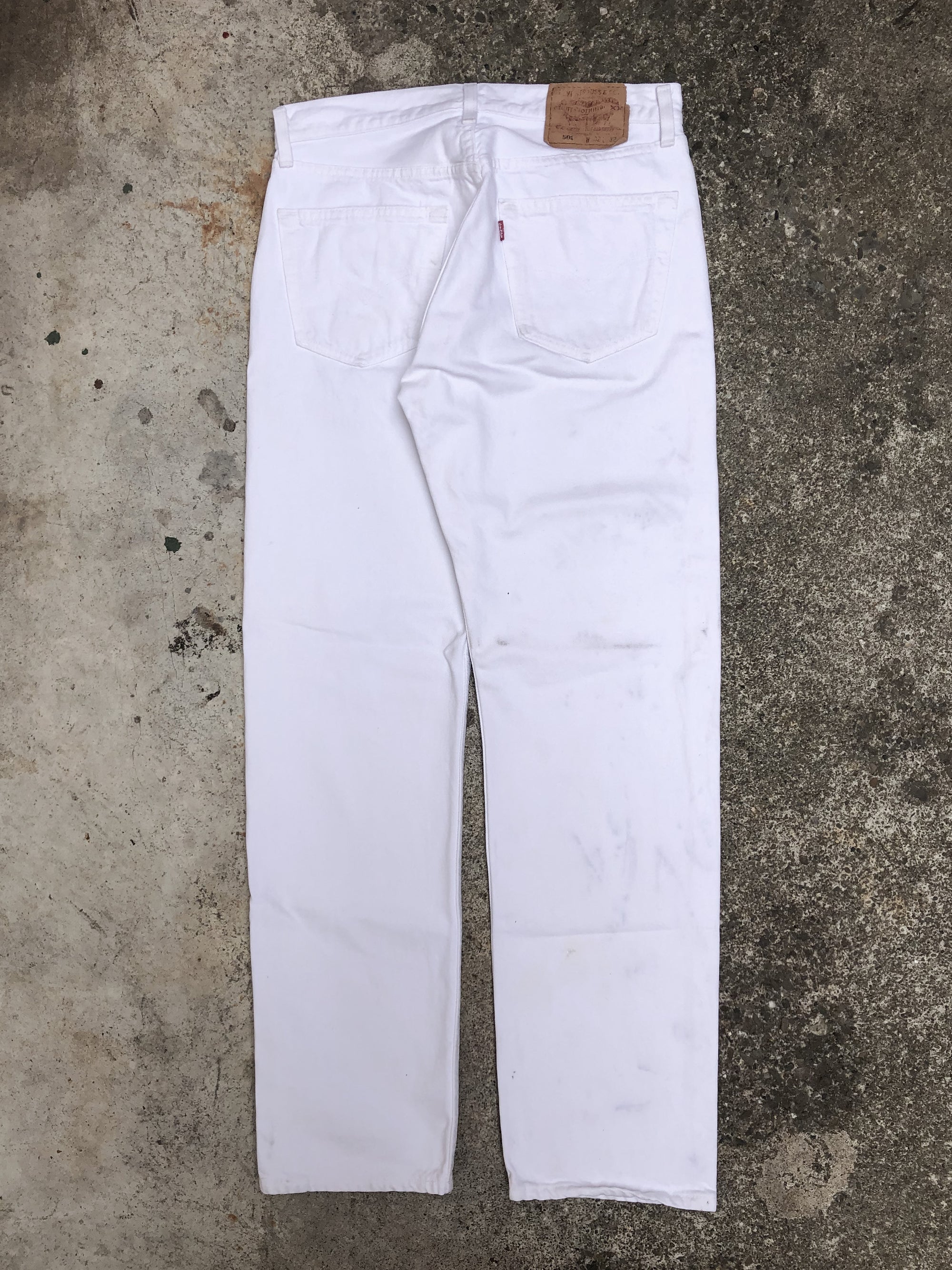 1990s Levis White 501 (30X30)